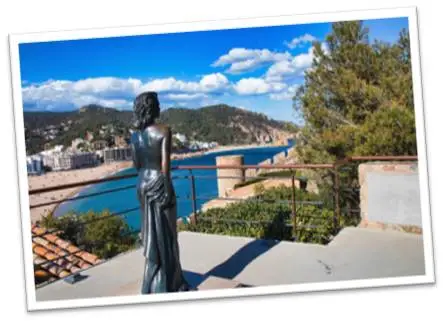 Estatua Ava Gardner en Tossa de Mar